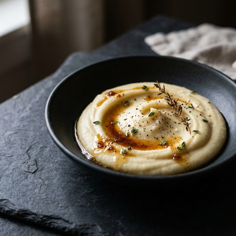 Celeriac Purée with Brown Butter