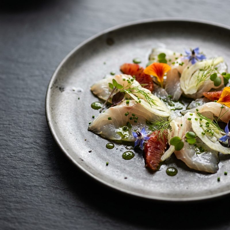Cured Sea Bass with Citrus