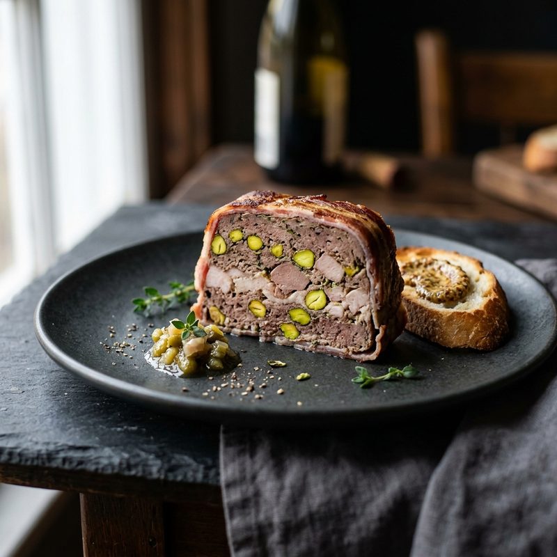 Game Terrine with Pistachio