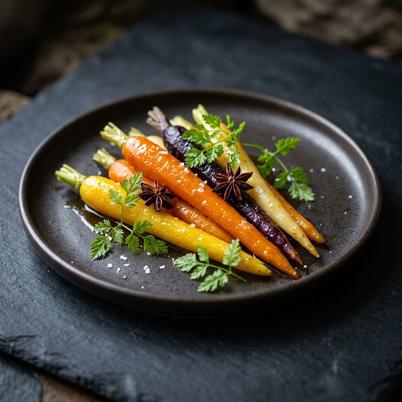 Glazed Heritage Carrots