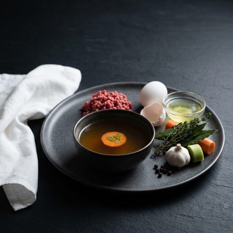 Making a Clear Consommé