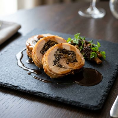 Chicken Ballotine with Morels
