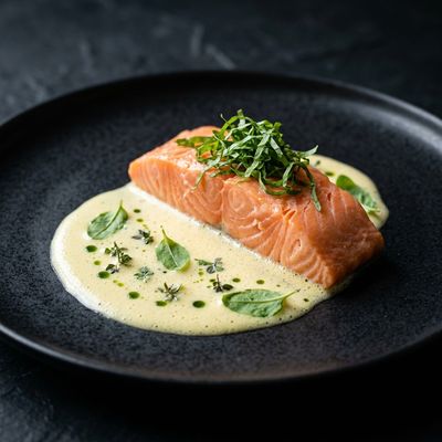 Confit Salmon with Sorrel