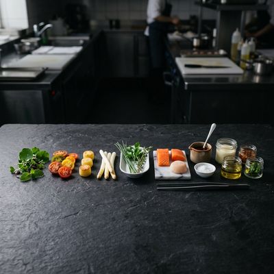 Mise en Place for a Tasting Menu