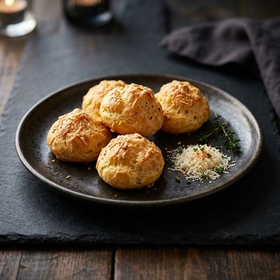 Parmesan Gougères