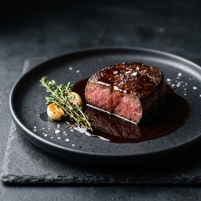 Wagyu Beef Tenderloin with Red Wine Jus